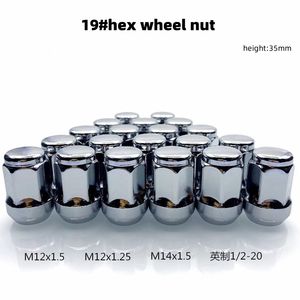Vente en gros d'usine Steeltreks Outils de quincaillerie Fixations Écrous M12x1.5 <span class=keywords><strong>19</strong></span> Hexagonale Taille L35 Chrome <span class=keywords><strong>Cache</strong></span>-écrou hexagonal pour camion - Product Image 5