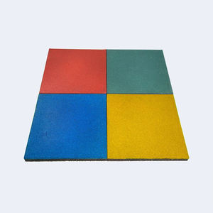 Tapis de sol en caoutchouc antichoc pour salle de sport, idéal pour les terrains de jeux extérieurs – Vente chaude directe usine Chine - Product Image 4
