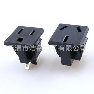 Enchufe de Pared Yueqing Jieyue Ac-08, Estándar Estadounidense, 1 Salida, 125v, Material ABS, para Audio y Video - Product Image 4