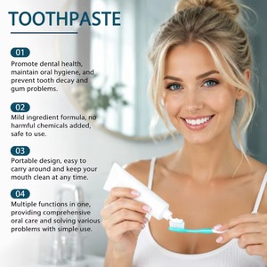 <span class=keywords><strong>Dentifrice</strong></span> Post-Extraction <span class=keywords><strong>de</strong></span> Graisse, Sans Fluorure, Coco-Menthe Jasmin, Blanchissant, au <span class=keywords><strong>Bicarbonate</strong></span> <span class=keywords><strong>de</strong></span> <span class=keywords><strong>Sodium</strong></span> pour Dents Sensibles - Product Image 3