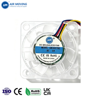 AM3007H5 4-Draht PWM DC Axiallüfter 30x30x7mm 5V 12V Bürstenloser Drehzahlregler FG Mini-Lüfter für Industrie-Server-Belüftung
