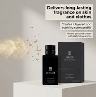 Parfum pour homme de marque privée, texture noire, senteur florale neutre, parfum de niche, tempérament naturel, longue durée, écologique, moderne
