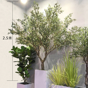 Olive artificielle avec Fruits éclatants et feuilles épaisses pour décoration d'hôtel et cérémonie - Product Image 3