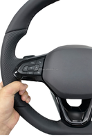 Volant en cuir de sport multifonction BlackTrim Premium avec assistance ACC et voyage pour Pasat B8 T-Roc Viloran ID.3 ID.4 Etc