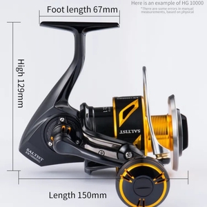 <span class=keywords><strong>Moulinet</strong></span> de Pêche <span class=keywords><strong>Lurekiller</strong></span> <span class=keywords><strong>SALTIST</strong></span> SW Spinning en Métal 4000XG-10000HG - Product Image 4