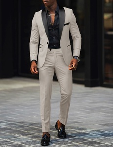 Nuovo Stile Abito Formale <span class=keywords><strong>da</strong></span> <span class=keywords><strong>Uomo</strong></span> Completo Business Casual - Abito su Misura <span class=keywords><strong>da</strong></span> Sposo Set Due Pezzi - Product Image 4