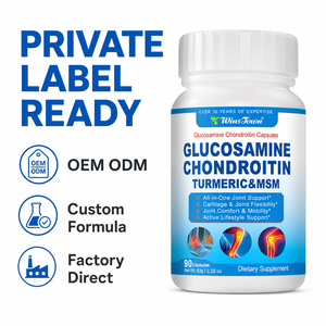 Capsules <span class=keywords><strong>de</strong></span> <span class=keywords><strong>sulfate</strong></span> <span class=keywords><strong>de</strong></span> chondroïtine, <span class=keywords><strong>glucosamine</strong></span>, chondroïtine, MSM, curcuma, boswellia, compléments alimentaires, OEM, ODM, marque privée, vente en gros - Product Image 6