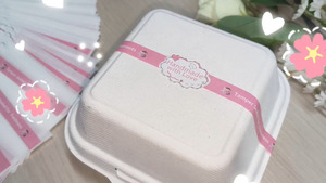 สติกเกอร์ซีลป้องกันการแกะ ขนาด 9x1 นิ้ว สำหรับอาหาร ปลอดภัย 500 ชิ้น สีตามสั่ง ฉลากกระดาษพลาสติก ซิงโค้ดสำหรับตรวจสอบความสดใหม่ - Product Image 4
