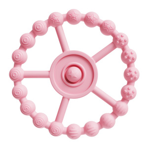 <span class=keywords><strong>Mordedor</strong></span> <span class=keywords><strong>Vibrador</strong></span> de Silicona Libre de BPA para Bebés, Juguete Masticable de Grado Alimenticio para Masaje de Encías - Product Image 3