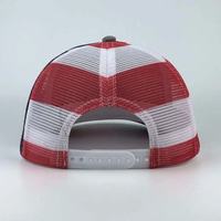 Sombrero de camionero de malla de ala plana de 6 paneles de alta calidad para hombres logotipo bordado personalizado Hip Hop estilo de moda tela de encaje deportes al aire libre