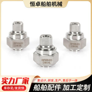 Raccord fileté interne métrique C10N 316L soudé par lapage CB/T4328-2013, épaule plate, pour tuyauterie de dérivation filetée, pour équipement maritime - Product Image 2