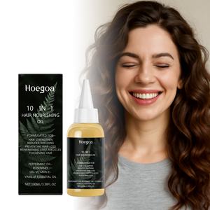 Aceite Nutritivo Multifuncional 10 en 1 Premium para Fortalecer el Cabello, Tratamiento Capilar para Cabello y Cuero Cabelludo Dañados - Product Image 1