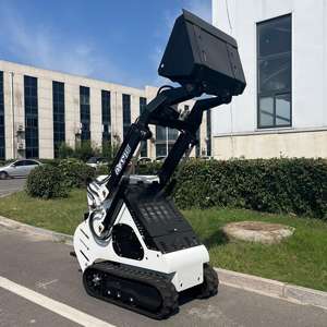 Gratis pengiriman murah selip elektrik Mini Steer pertanian Mini <span class=keywords><strong>Loader</strong></span> selip kecil kualitas tinggi - Product Image 1