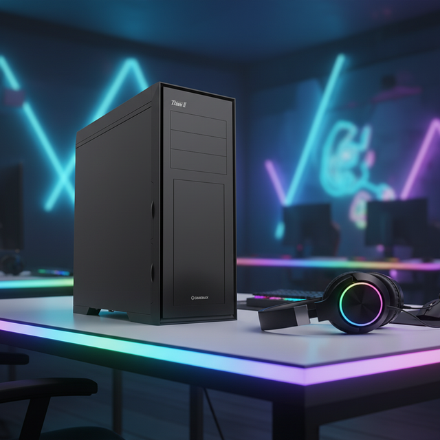 GAMEMAX Titan Silent 2 ATX Full Tower PC Gaming Workstation Computer Case with Fan Stock Steel