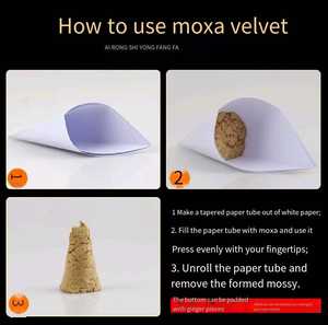 Moxibustione 1:1 bruciatore di assenzio riscaldato Moxa punk di 500g per sacchetto dalla fabbrica di cinque anni moxa - Product Image 5
