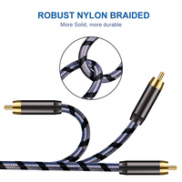 HiFi 5,1 Spdif Cable de Audio estéreo Coaxial Digital Home Theater TV coche RCA macho Subwoofer Cable VGA Video altavoz Cable