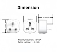 Recientemente lanzado: Enchufe inteligente WiFi de 16A con Zigbee, instalación sin esfuerzo, enchufe de cobre inteligente para el hogar.