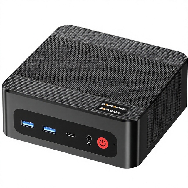 BOSGAME P3 Mini PC AMD Ryzen 9 7940HS 16GB DDR5 1TB PCIe SSD Dual LAN Wi-Fi 6E/ for 5.2 4K Triple Display Desktop Computer