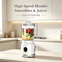 Blender Komersial Listrik Berkualitas Tinggi Pembuat Smoothie Berbahan Plastik Untuk Rumah Tangga & Hotel 2-in-1 Set Penghancur Buah & Pembuat Jus 1