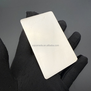 Tarjeta de Visita de Titanio Puro GRADO <span class=keywords><strong>2</strong></span> del Tamaño de una Tarjeta de Crédito, Grabable para Tarjetas de Visita, Regalos Personalizados y Coleccionables - Product Image 2