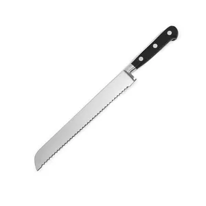 8.5 ''paslanmaz çelik mutfak ekmek bıçağı özel tırtıklı keskin ev 5cr15mov mutfak bıçakları