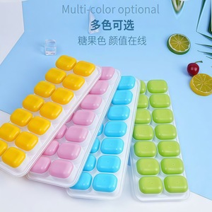 Moule à glaçons en silicone Zhengyan, 14 compartiments, qualité alimentaire, congélation rapide pour congélateur, plusieurs couleurs au choix - Product Image 1