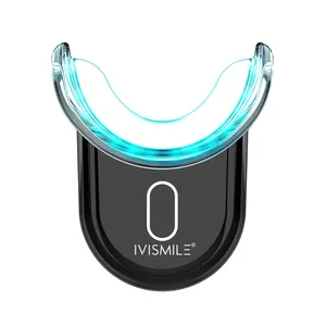 IVISMILE الأسنان الأزرق والأحمر العلاج المحمولة الفم صينية اللاسلكية LED مصباح تبييض الأسنان