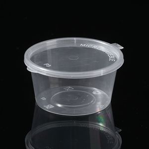 Food Grade Disposable PP Sauce Cups With Lids Leak Proof Microwave <b>Freezer</b> Safe Container Restaurant Takeaway Custom Logo - Product Image 2