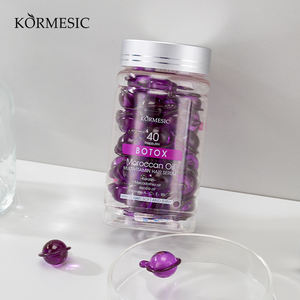 KORMESIC Groothandel Private Labels OEM Botox & Marokkaanse Olie Multi-Vitamine Haarserum 1ml*40 Capsules - Product Image 5