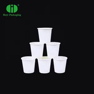 Gobelet en papier jetable biodégradable à paroi simple, qualité alimentaire, prix usine, personnalisable avec logo, vente en gros - Product Image 4