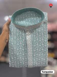 ผ้าเรยอนหนามีสไตล์พร้อมชุดทำงาน chikankari ชุดทางการสำหรับงานเฉลิมฉลองงานแต่งงานและเทศกาลดิวาลี - Product Image 3