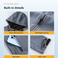 Veste Softshell d'hiver épaisse pour homme, doublée polaire, chaude, coupe-vent, hydrofuge, nouveau style, sport, randonnée, course à pied, couleur unie