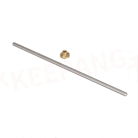 T12 4 start 2mm rotation vis mère 12mm vis trapézoïdale avec extrémités usinées pour routeur cnc