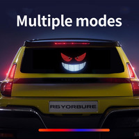 Nouvelle Personnalisation Usine Série JYGD BQ USB 12V Éclairage Dynamique LED Effet Œil de Diable pour Voiture – Autocollant d'Affichage Universel pour Pare-Brise Avant/Arrière