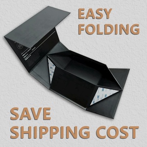 Custom Luxury Cardboard Gift Paper Packaging Magnet Folding Wholesale Fancy Design Recyclable UV Coating Boxes - Product Image 3
