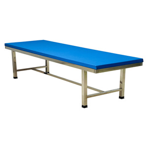 Hirowa Stainless Steel Flat Examination <b>Bed</b> 1900x600x750mm Square Legs Commercial Use - Product Image 2