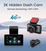 P83 2K 4G Auto-Dashcam mit Doppellinse, Nachtsicht-Aufnahme, WLAN, GPS-Unterstützung und 4G-Fernüberwachung