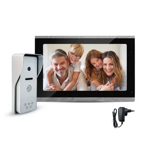 Kit de Villa de 10 pulgadas de alta calidad visión nocturna 2MP sistema de intercomunicación de video doméstico con liberación de puerta