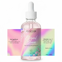 Impression personnalisée produit cosmétique étanche soins de la peau sérum parfum étiquette transparente shampooing bouteille feuille d'or étiquette autocollant