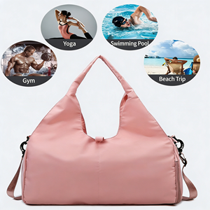 Bolsa de Ginástica Empresarial a Preço Acessível com Logo Personalizado, Bolsa de Esportes e Yoga Multifuncional, Estilo Resistente para Praia, Vários Modelos em Estoque, Bolsa de Viagem Fitness - Product Image 4