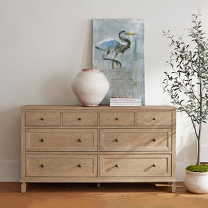 طاولة بجانب السرير من خشب الرماد في الولايات المتحدة الأمريكية ، لوح جانبي فرنسي عتيق بالأسى - Product Image 2