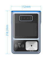 Lecteur NFC et scanner de codes QR IP65 pour validation de billets de bus, paiement de tarifs avec reconnaissance faciale EMV et haut-parleur d'alerte sonore