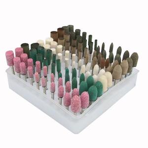 ดอกสว่านเจียรเล็บ Sky Eagle 100 ชิ้น แบบเซรามิกบอนด์เพชร ขนาด 8 มม. รูปทรงกรวย สำหรับทำความสะอาดและกำจัดหนังกำพร้า บรรจุในกล่องพลาสติก - Product Image 1