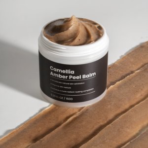 COSMOTEK Chine SpongillaTech Baume Exfoliant Solide au Camélia et à l'Ambre, Exfoliant Naturel pour la Peau avec 30-50% d'Ingrédients Actifs, Enregistré chez la FDA - Product Image 1