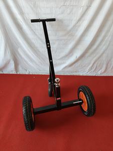 Capacité de charge de chariot de remorque de bateau, déménageur de remorque en acier au carbone avec hauteur et crochet réglables, pneus pneumatiques, roue universelle - Product Image 3