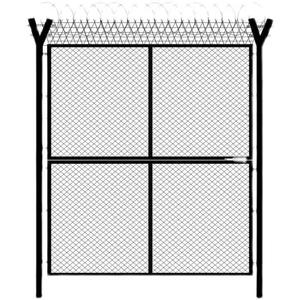 Y Post Luchthaven Hek Concertina Scheermes Gelaste Luchthaven Hek Panelen Anti Klim 358 Gaas Hek Met Y Paal Voor De Beste Prijs - Product Image 1