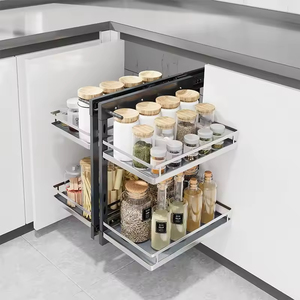 Promoção Acessórios de Cozinha Canto Mágico com Cesto Extraível para Armário de Cozinha - Product Image 1