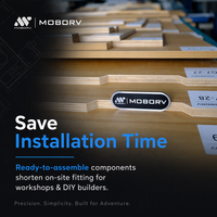 Kit de conversion de camping-car modulaire MOBORV, meuble léger en stratifié double prêt à assembler, meubles pour Sprinter RV