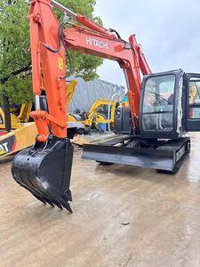 Excavadora Hitachi de alta calidad usada Hitachi ZX70 Mini máquina de construcción de ingeniería de baja hora de trabajo de segunda mano a la venta - Product Image 5