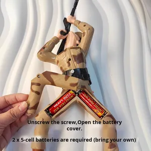 Camuflaje de soldado de rastreo eléctrico de moda con juguete de plástico de sonido para niños en estilo <span class=keywords><strong>TikTok</strong></span> para niños y niñas - Product Image 5